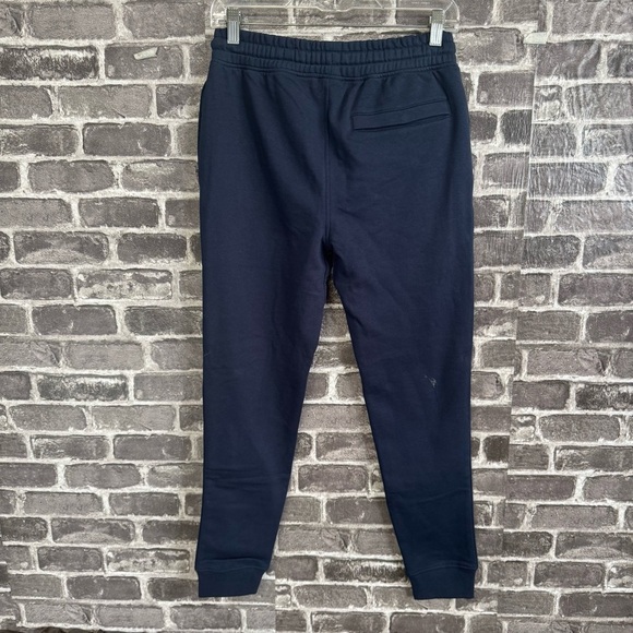 Gymshark crest joggers navy blue sweat pants pockets - Picture 8 of 11